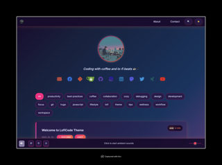 screenshot of Landing Page, taken on Dec 24 2025